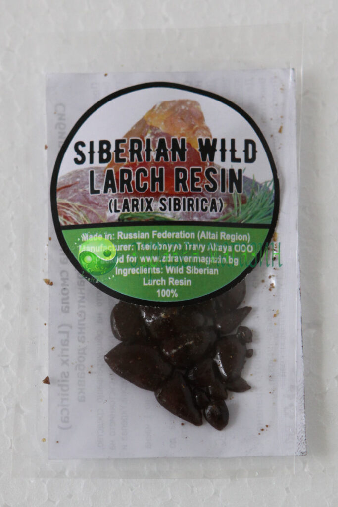 Сибирска лиственица - смола 100% (Larix sibirica) 10 г