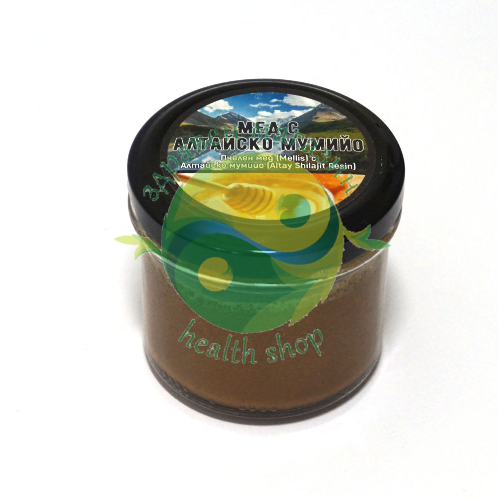 Мед (Mellis) с Мумийо (Shilajit dust) Билков продукт 100%