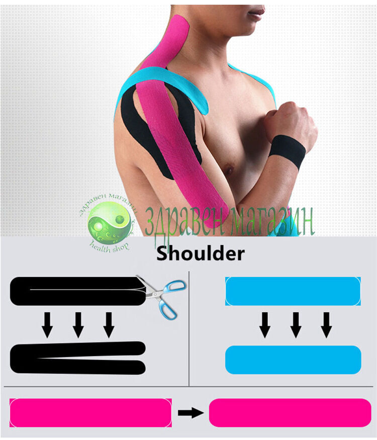 Кинезиологична спортна лента (Kinesiology Tape) - Image 2